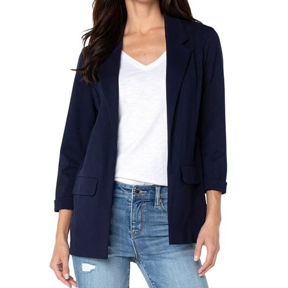 Liverpool Los Angeles Blazer - Cadet Blue - Retails for $119 - Medium - NEW